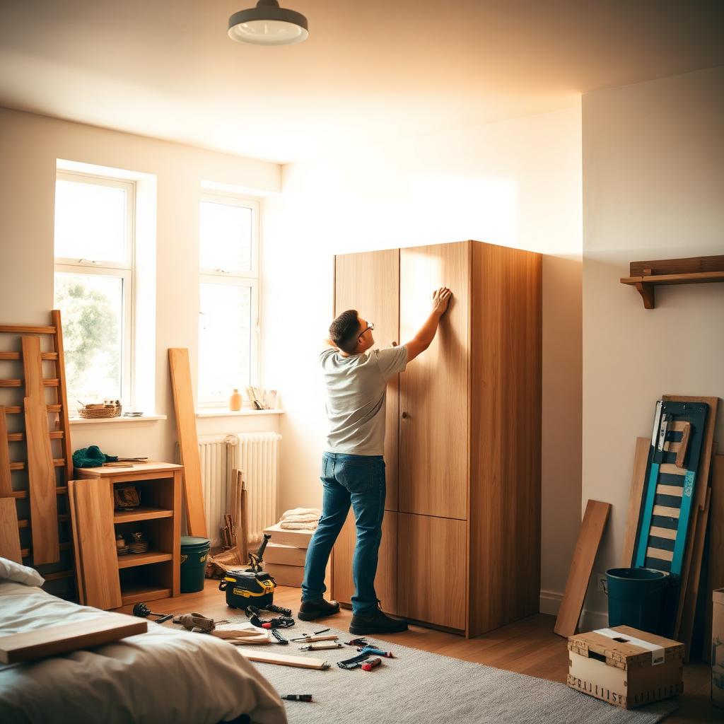 Trabalho de Montagem de móveis realizado pela Chave de Casa